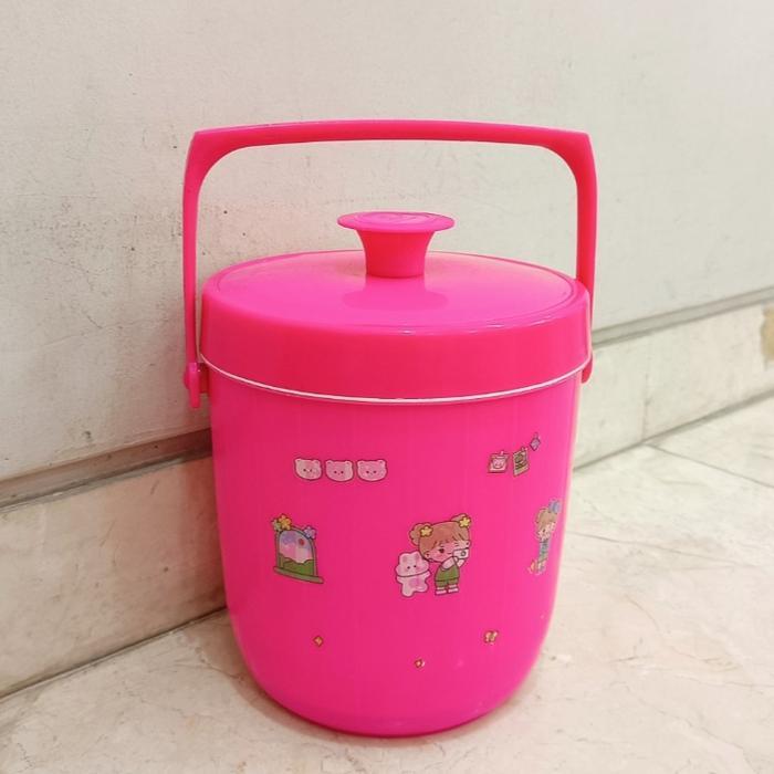 Rice Ice Bucket 6.5 Termos Nasi Termos Es Batu 6.5 Termos Nasi Mini termos este Hijau Vacuum termos 