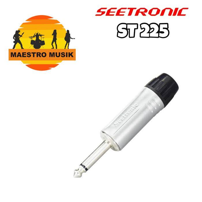 AXELAB ID SEETRONIC ST225 -  Jumbo 1/4-Inch Phone Plug, Nickel