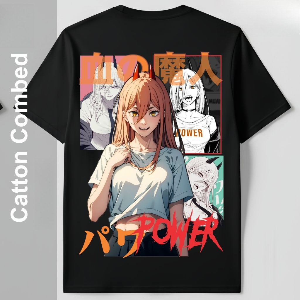 Kaos Chainsaw Man Power