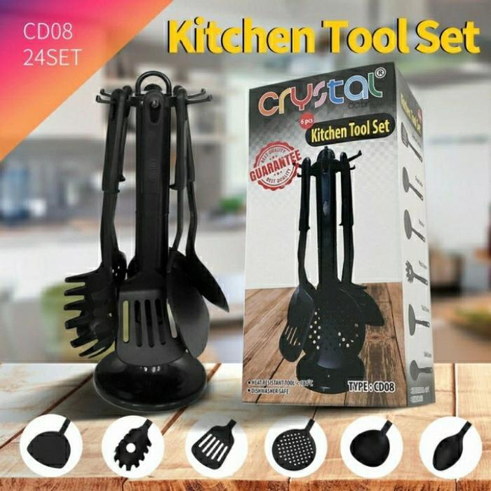 Set spatula + rak gantung