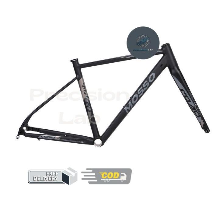 Mosso 710TCS Frame Set Sepeda Road Bike Disc [700C] Frame Sepeda Balap - Black Gold, 530 -P.Lab