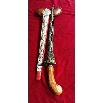 keris naga sasra kinatah kuningan mahar murah 800rb lengkap