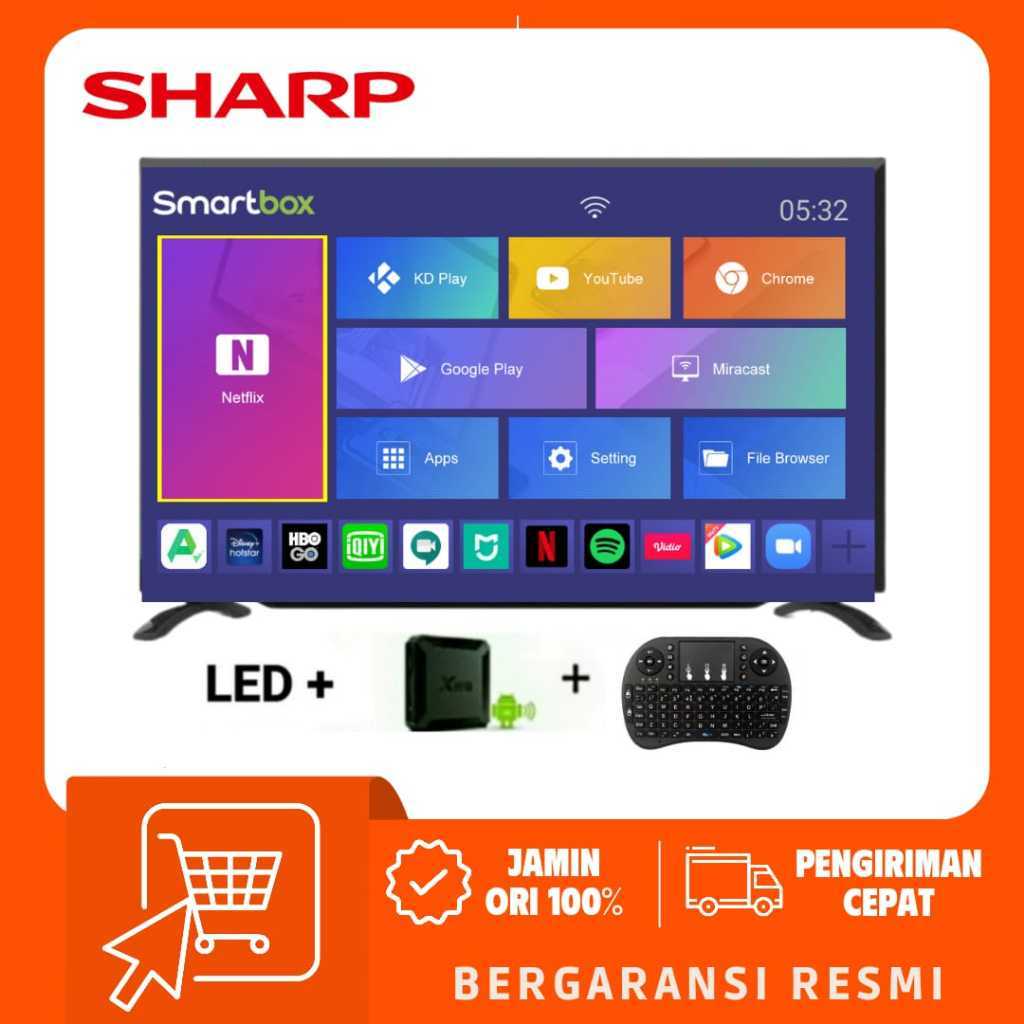 BM SHARP AQUOS LED 32 Inch DIGITAL + SMART ANDROID BOX VERSI 11 2T-C32GD1500