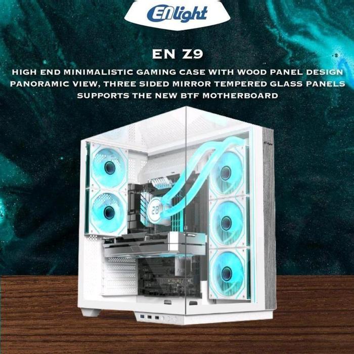 Casing ENLIGHT Z9 WHITE- Casing PC ATX | Gaming PC Case