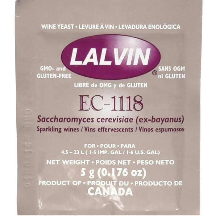 Imatton Lalvin Dried Wine Yeast EC #1118 alc 18% ragi fermentasi jus buah