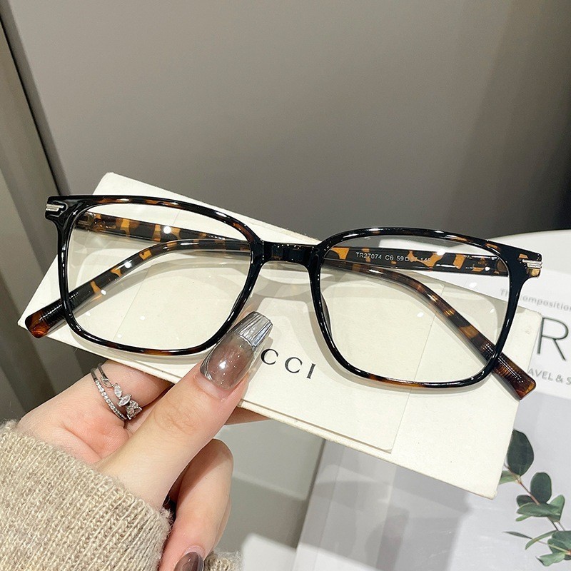 Kacamata Baca Plus Pria Wanita Kotak Frame Anti Radiasi Blueray Kaca Mata Optik 27074