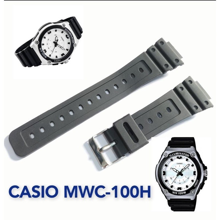 STRAP TALI JAM CASIO MWC-100H MCW100H MCW 100 H MCW100H
