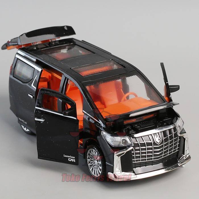 Ferris Wheel Ready Alphard Diecast Alphard Mobil Polisi Lintas Negara Diecast Mobil Mobil Mainan Ana