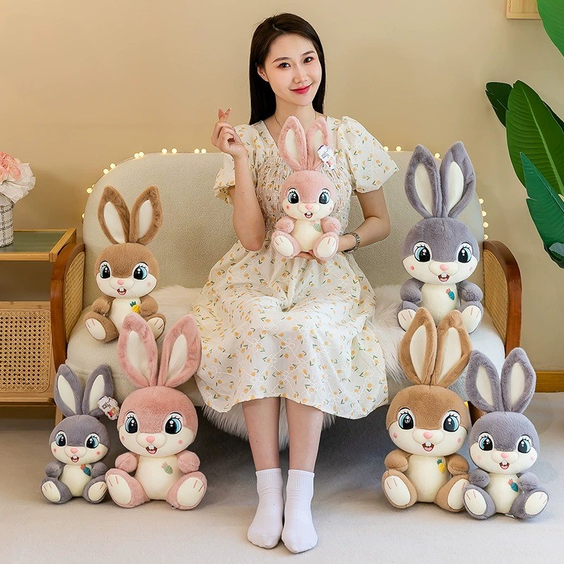 Creative Rabbit Plush Toy Cute Rabbit Plush Toy Easter Gift Creative Animal ildren's Birthday Gift C