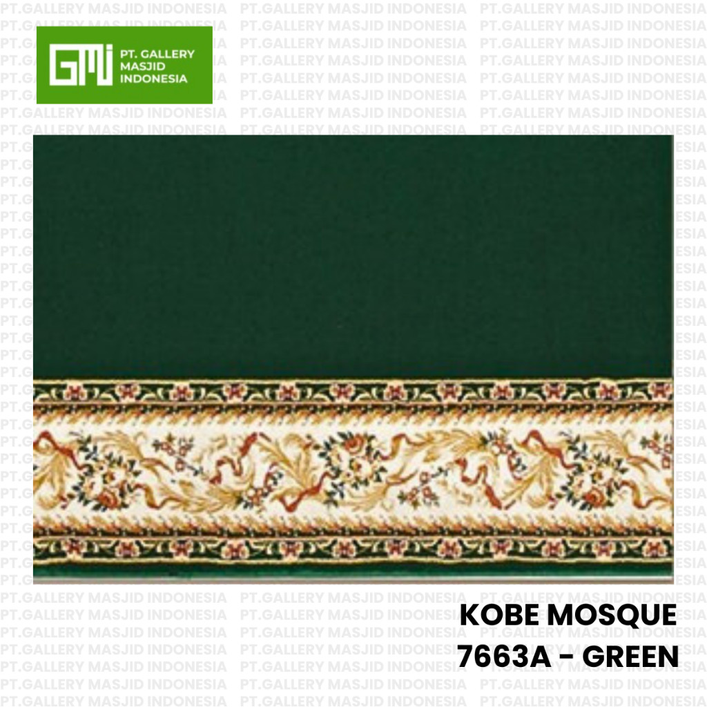 Karpet Masjid Tebal Meteran Turki Merk Kobe Mosque / Karpet Mushola Tebal Empuk