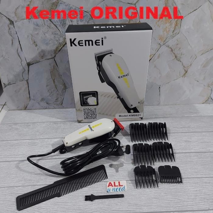 Hair Clipper Kemei KM8821 - Alat Potong Rambut Kemei KM 8821