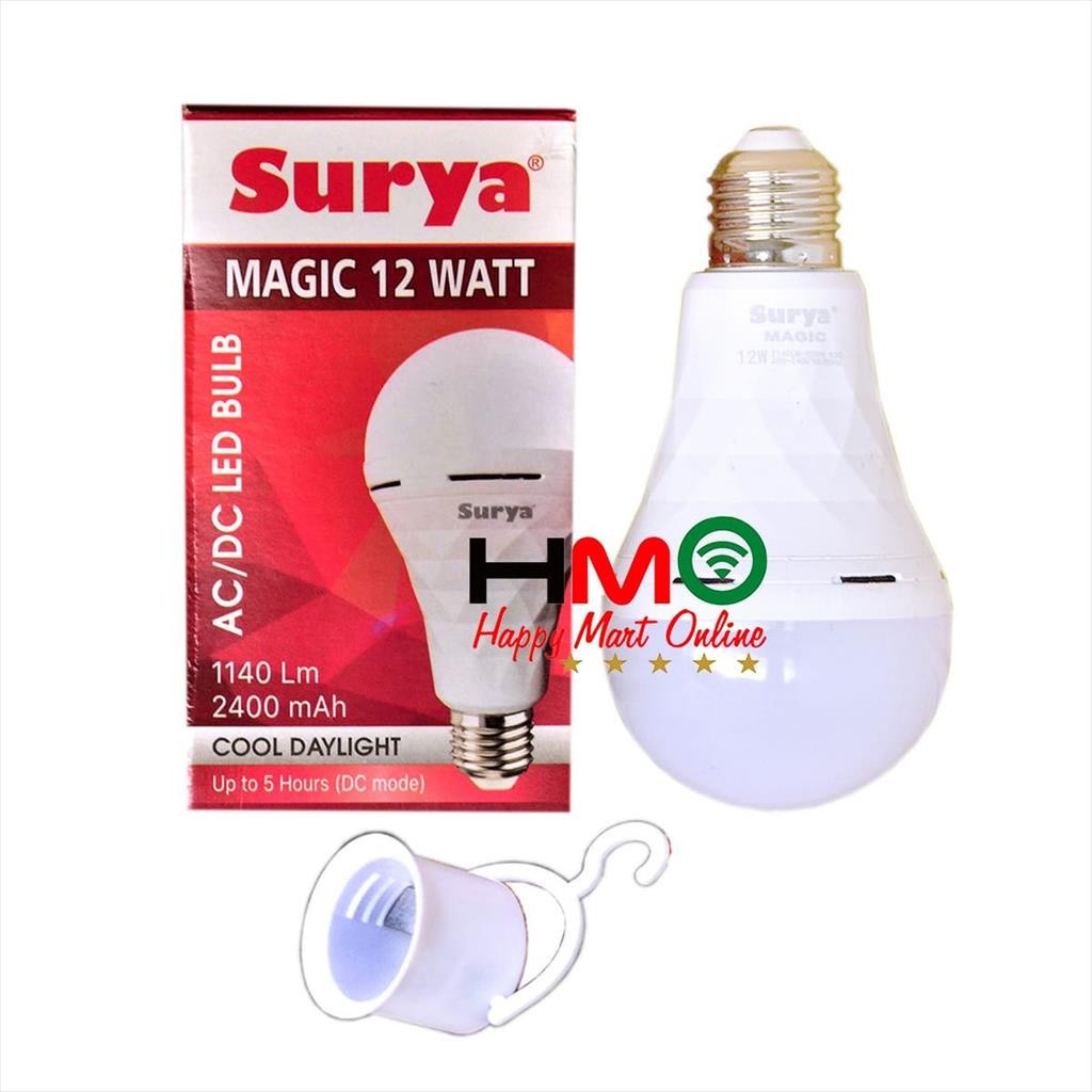 Surya Magic 18 Watt Lampu LED Emergency Surya Magic 18 Watt LED Darurat Bulb Surya Magic Best Seller