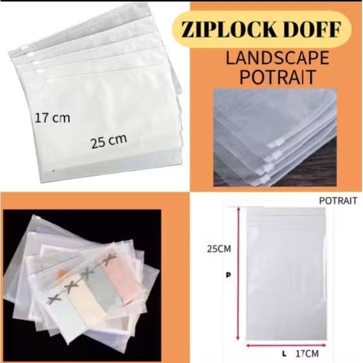 PLASTIK KLIP POUCH 25 x 17 ZIPPLOK CUSTOM
