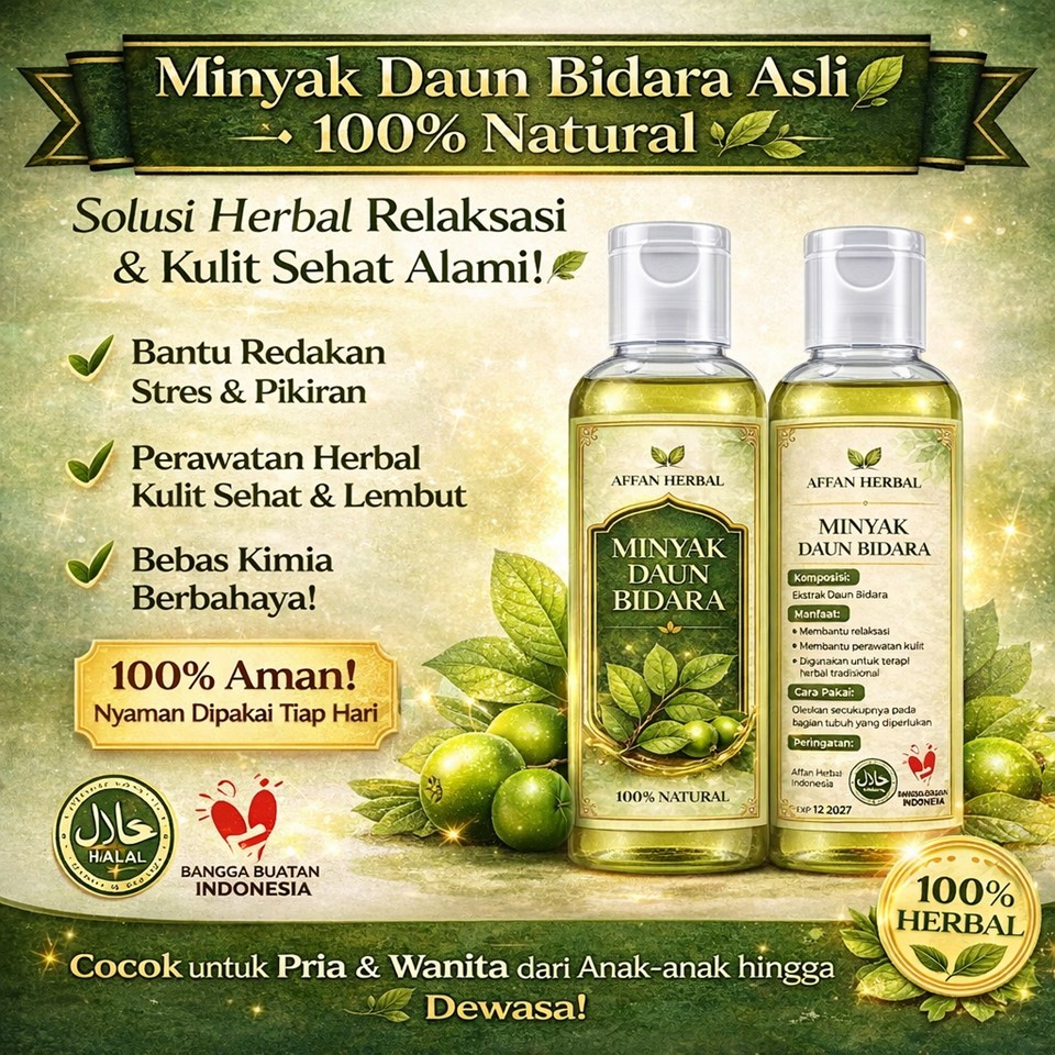Minyak Urut Bidara / MINYAK PIJAT BIDARA 100ML