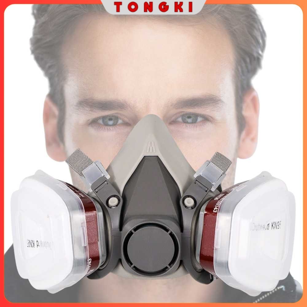 Masker Gas Half Mask Respirator KN95 - 6200