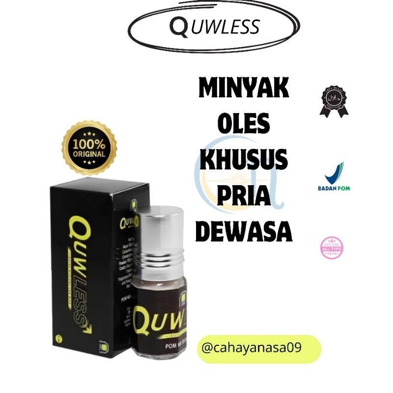 Quwless Nasa Original Quwles Oil 100% asli Minyaku By Global Terlaris CODD