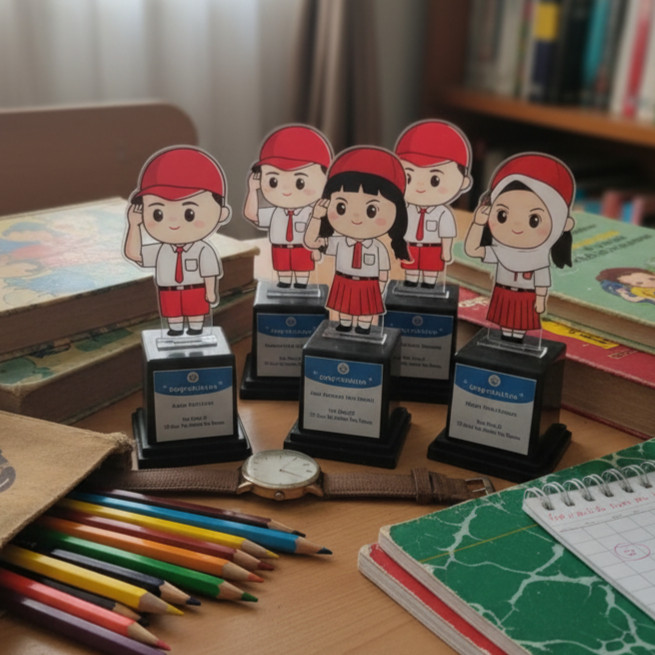 Piala Wisuda SD Piala Anak SD Plakat Anak SD Plakat Wisuda SD