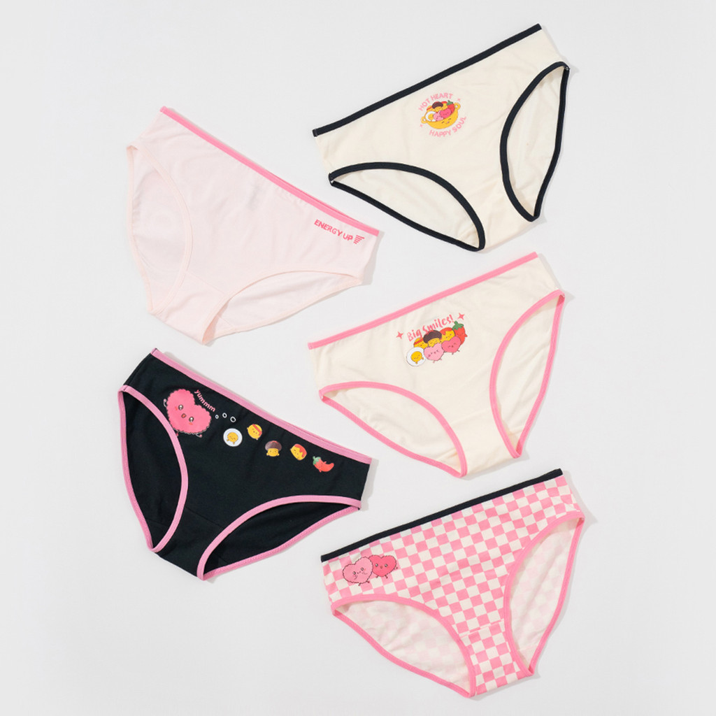 Young Hearts Panty Pack Mala Twins  Midi Y20-G01039MIX