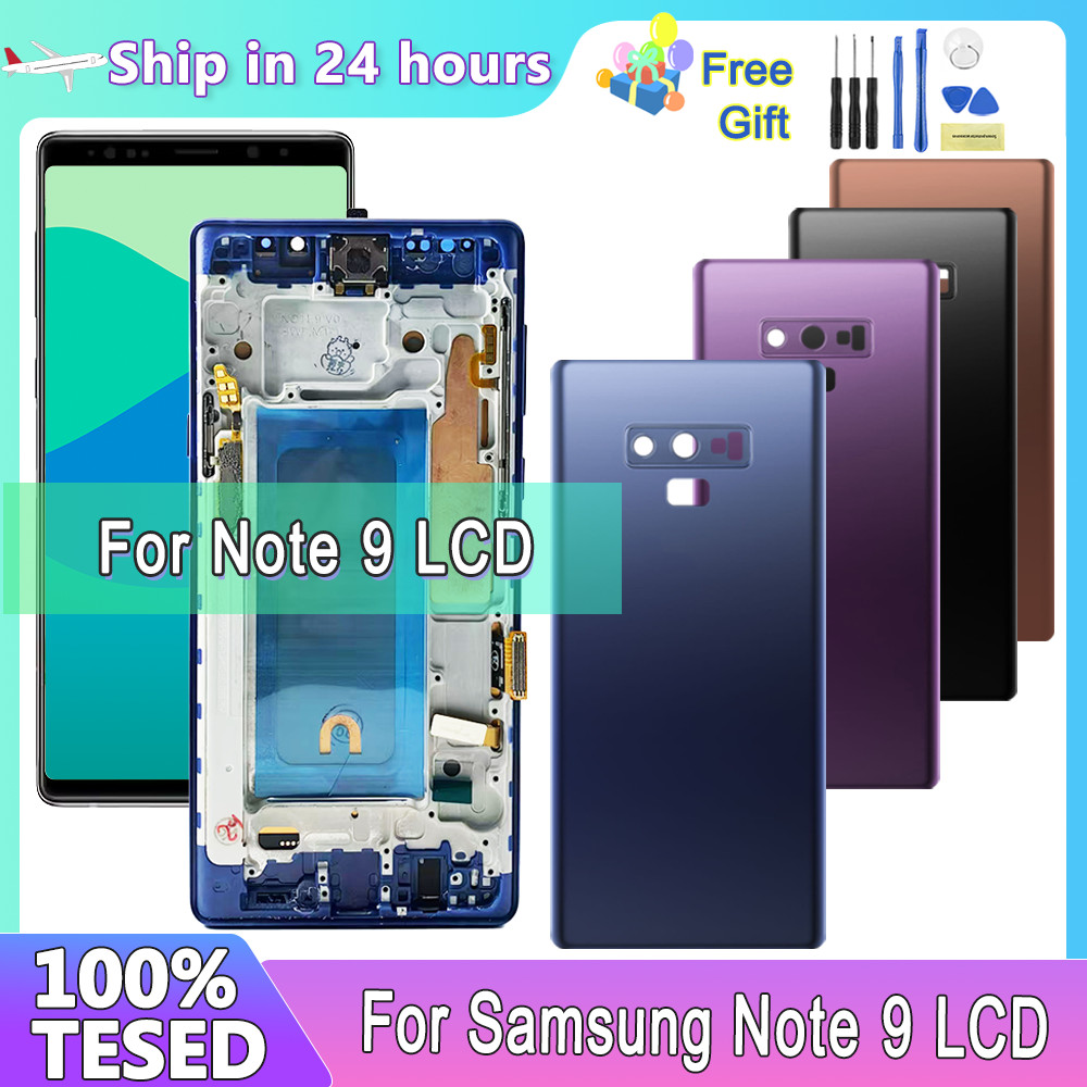 TFT For Samsung Galaxy Note9 N960F N960F/DS N960U LCD splay gital Tou Screen With Frame For Samsung 