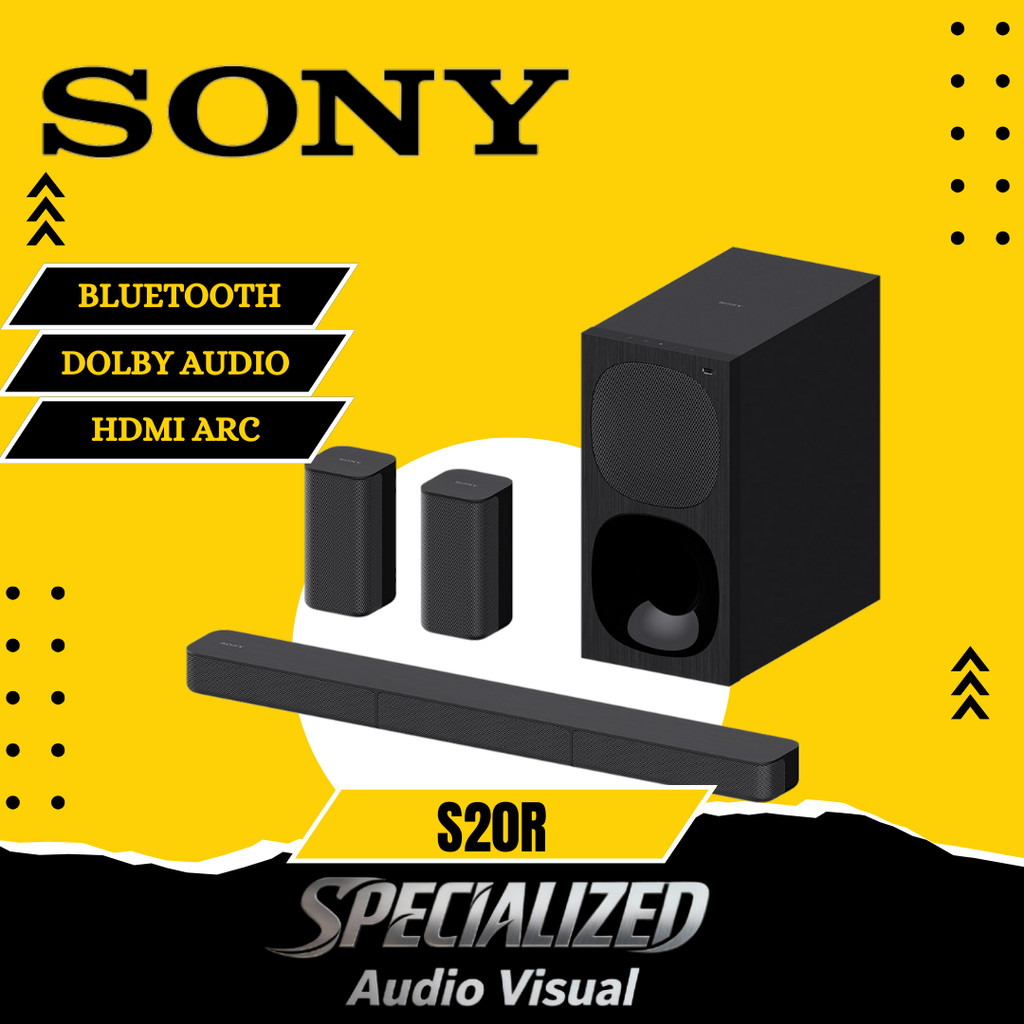 Sony SoundBar HT-S20R/HTS20R 400W Garansi Resmi