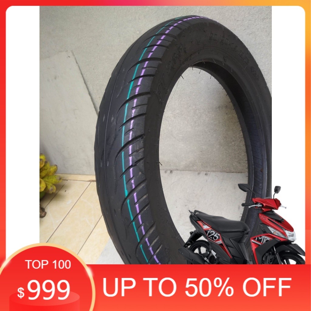 BAN MIO M3 BELAKANG UKURAN 90/90 RING 14 NON TUBLES MERK FEDERAL FT 235L TERJAMIN