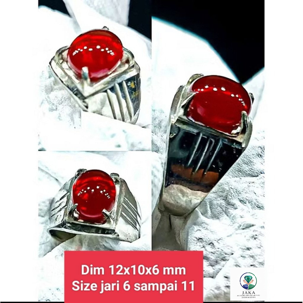 CINCIN BATU MERAH DELIMA SIAM BANGKOK