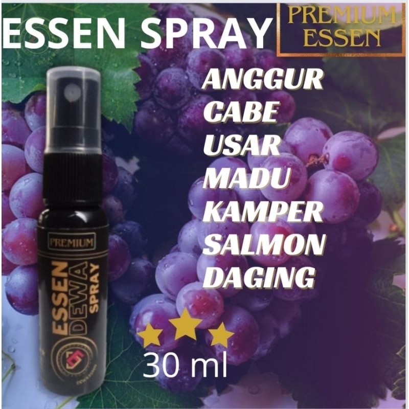 Essen Ikan Mas Bawal Lele Patin Nila Gurame semprot Aroma Anggur Cabe Kamper Usar Madu Salmon Daging