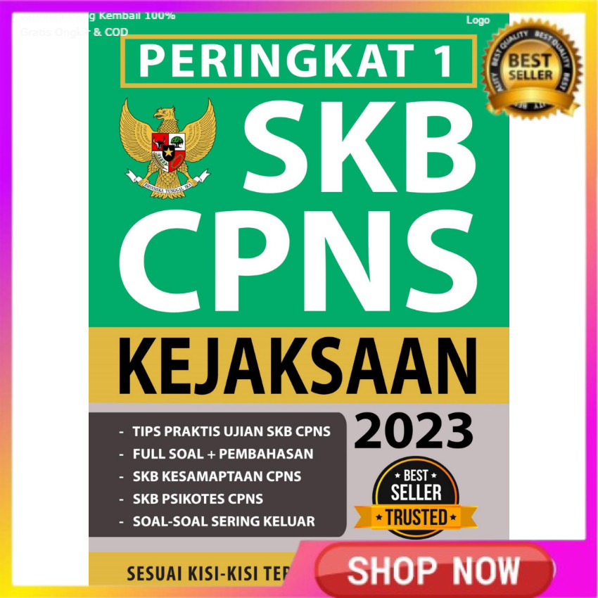 TOKO BUKU PERINGKAT 1 SKB CPNS KEJAKSAAN 2023 IDO190 PASTI BISA LULUS