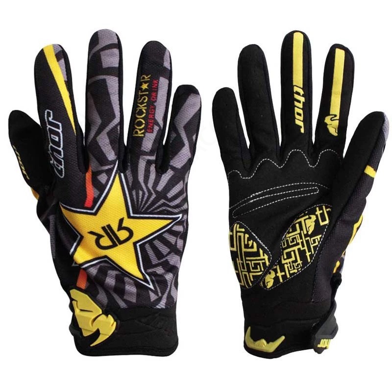 2024 Rockstar THOR Cycling Gloves Motorcycle Gloves Off-Road Downhill DH MX MTB Riding Gloves Outdoo