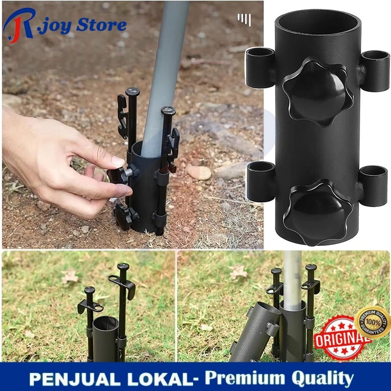 R.joy - Penahan Tiang Tenda Camping, Penahan Tiang Tenda Portabel, Tabung Penahan Tiang Tenda Outdoo