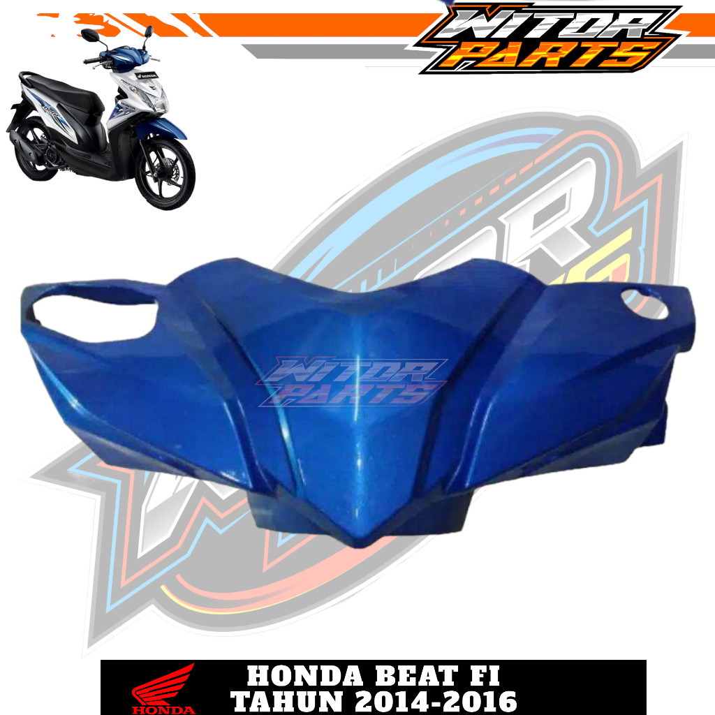 Batok Depan Honda Beat Fi Esp 2015 2016 Stater Halus Biru / Kepala Depan Honda Beat Fi Esp 2015 2016