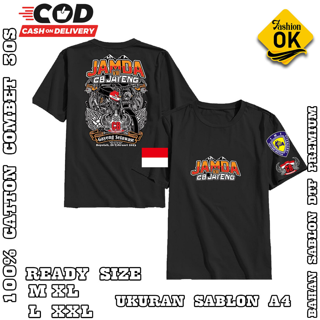 Kaos Jamda KAOS JAMDA JATENG - Kaos CB Jateng Terbaru
