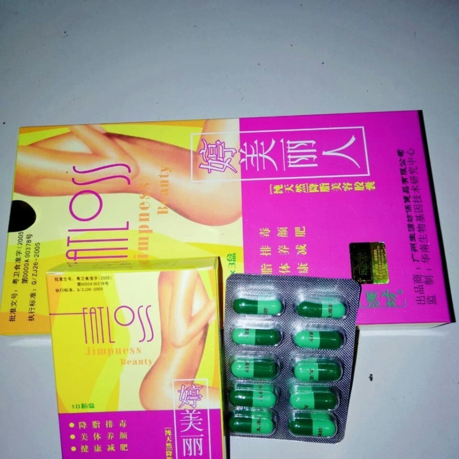 New Fatloss - Fatloss pelangsing isi 50 kapsul original