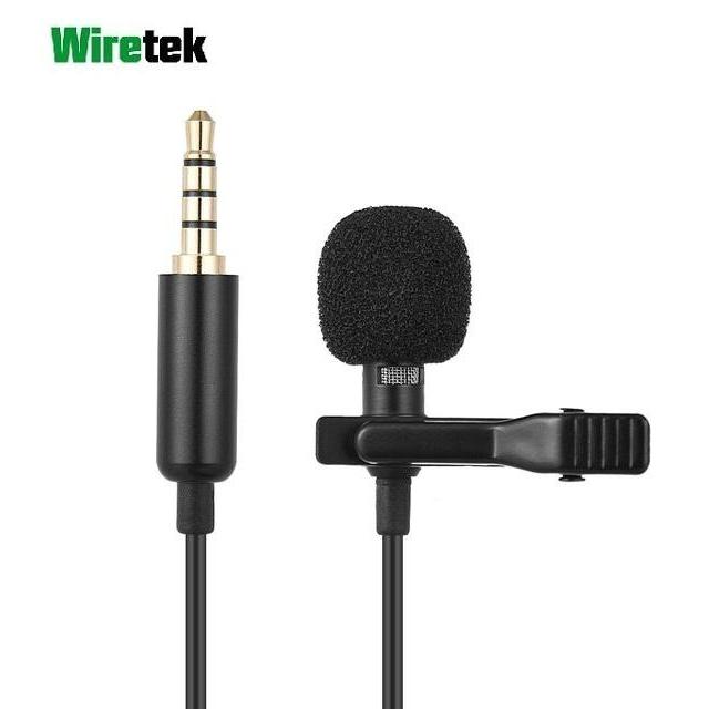 Microphone Lavalier 3.5mm Jepit Clip On JH-043