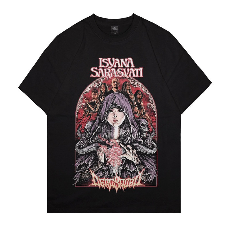 Xtrememerch Deadsquad x Isyana Sarasvati "Il Sogno Sembra"  Pria Wanita Original 100% Tee