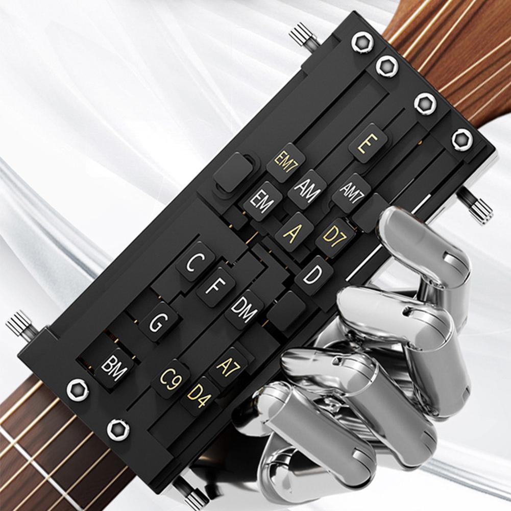 Guitar Chord Presser, Pocket Guitar Chord Practice Tool, Chord Helper for Beginners, Portable Chord 