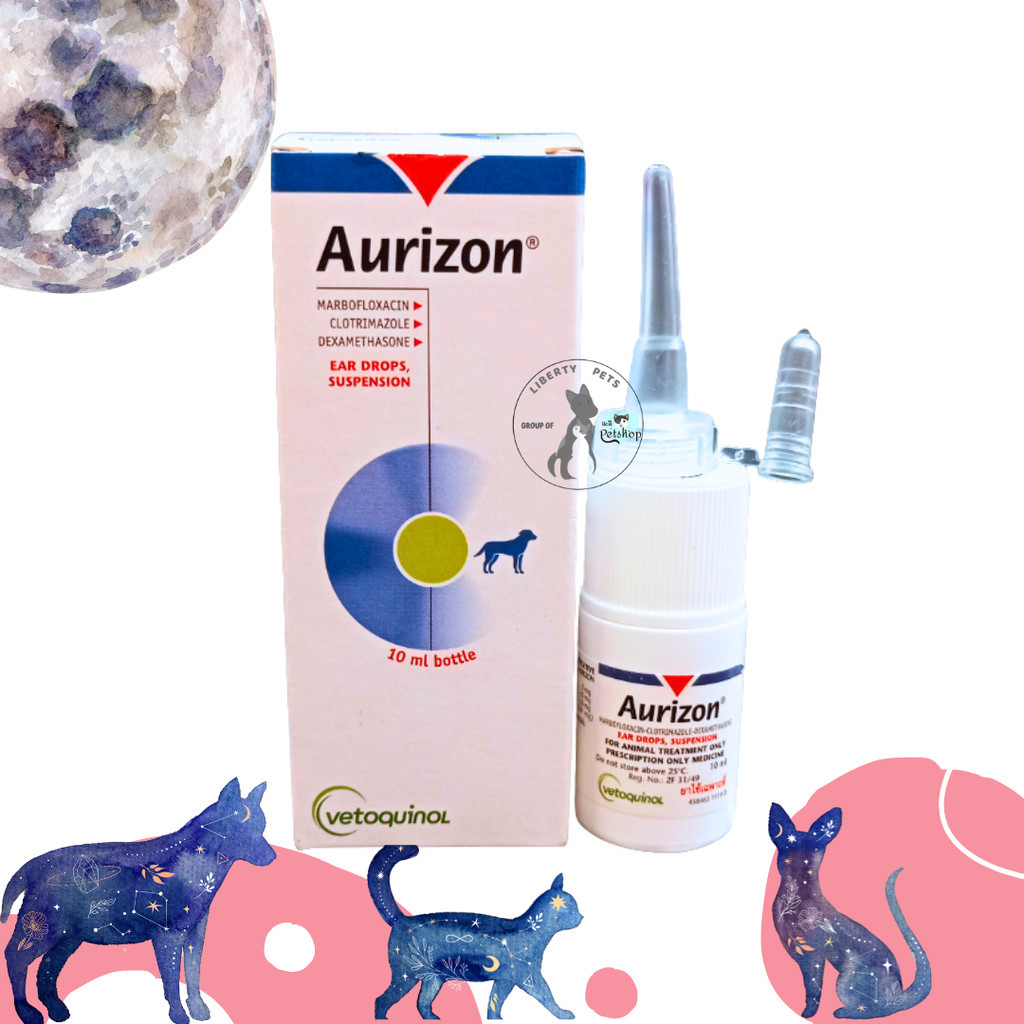 Aurizon Ear Drop Suspension 10ml Obat Tetes Telinga Anjing