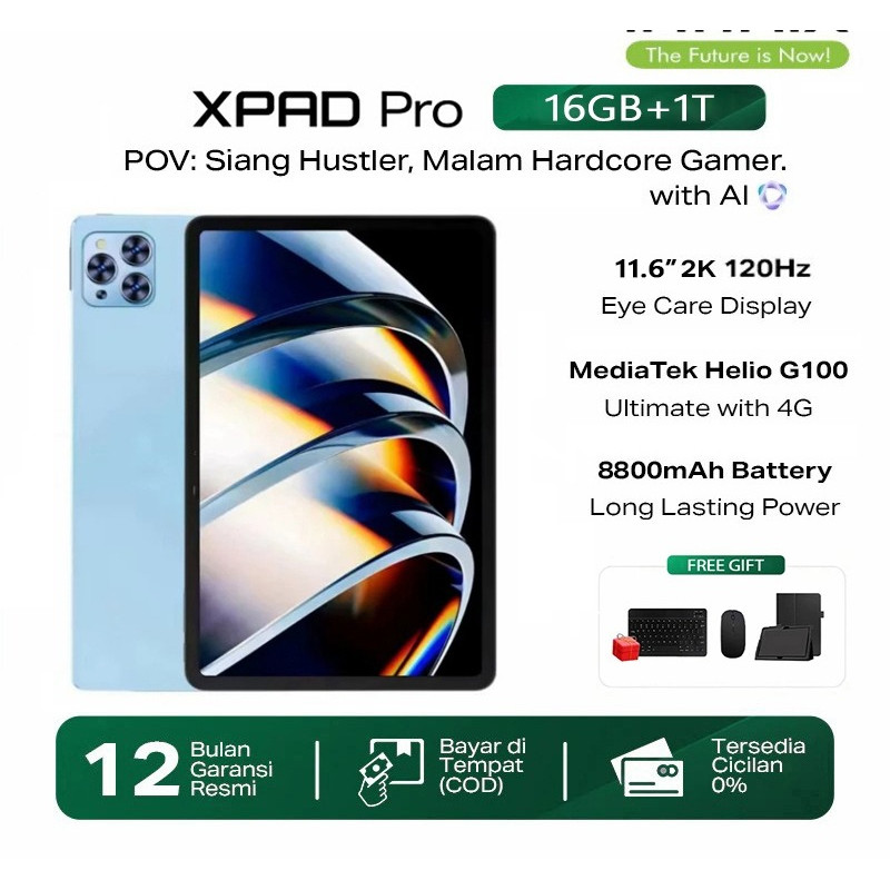 Asli Baru Tab XPAD PRO Android Tablet murah cuci gudang 11.6 inci 120Hz 5G Android Pad Baru Produk 1