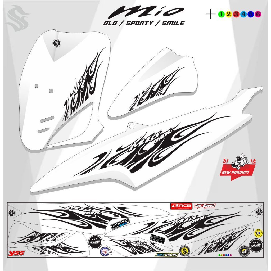 STRIPING MIO LAMA VARIASI STIKER STRIPING MIO SPORTI