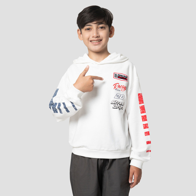 Nevada Print Racing Sweater Anak Laki-laki 123542239