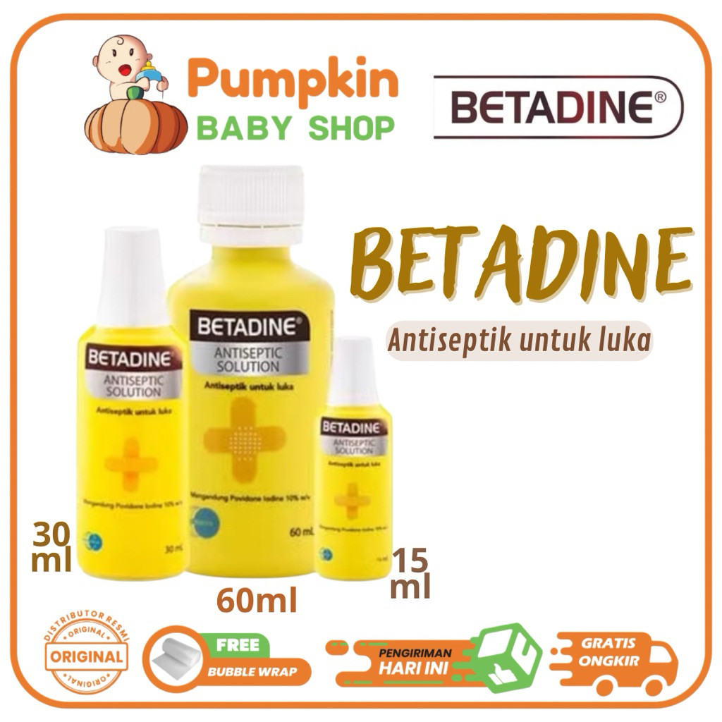 BETADINE Solution Obat Luka Antiseptik - Betadine