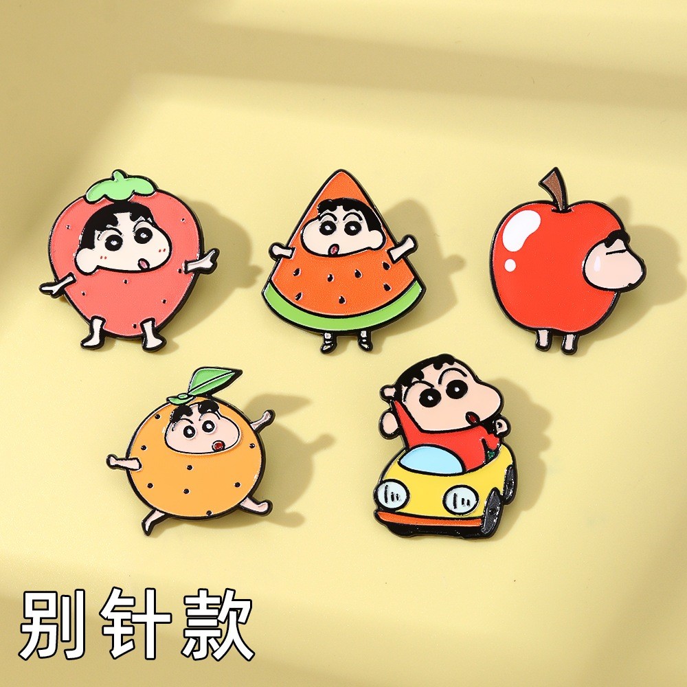 Pipirnote - Pin Shincan Bros Shinchan Pin Baju Bros Tas Kartun Shinchan PIN-009