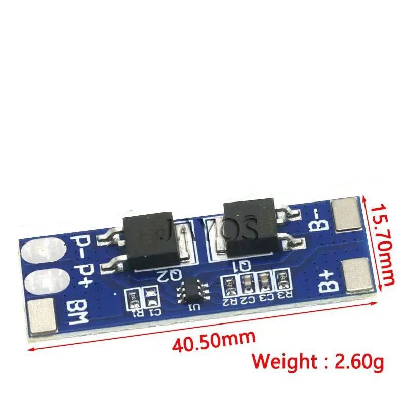 Modul BMS Battery Charger Protection Pelindung Baterai 18650 2S 8A