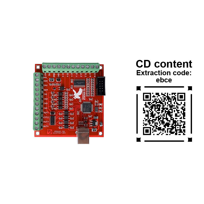 Breakout board CNC USB MACH3 100Khz 4 axis interface driver motion controller driver board