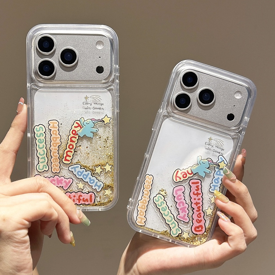 Untuk iphone Case 17 Pro Max 16 Pro Max 15 Pro Max 14 Pro Max Slogan bahasa Inggris untuk kasus pons