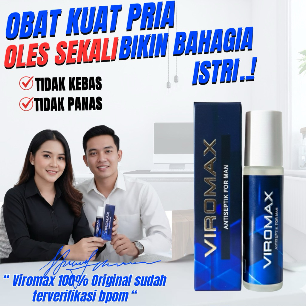 OBAT KUAT OLES VIROMAX PRIA TAHAN LAMA PENAMBAH STAMINA PRIA TERBAIK BPOM paling ampuh