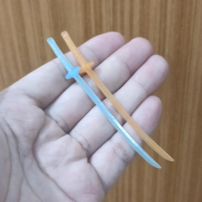 Diorama Figure Katana clear Katana es api Scala 1/12 SHF Miniatur Aksesoris