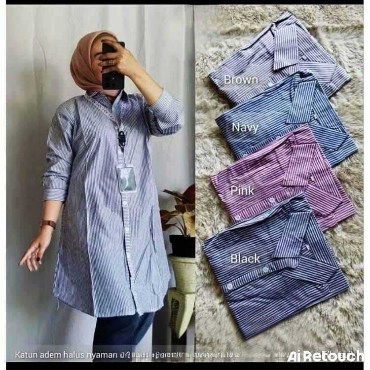 ATASAN WANITA TUNIK TERBARU//BAJU ATASAN JUMBO KEKINIAN