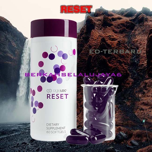 [Suplemen] Nu Skin Ageloc Reset - 60 soft gel - Suplemen Kesehatan Regenerasi Sel Biokimia Segel Utu