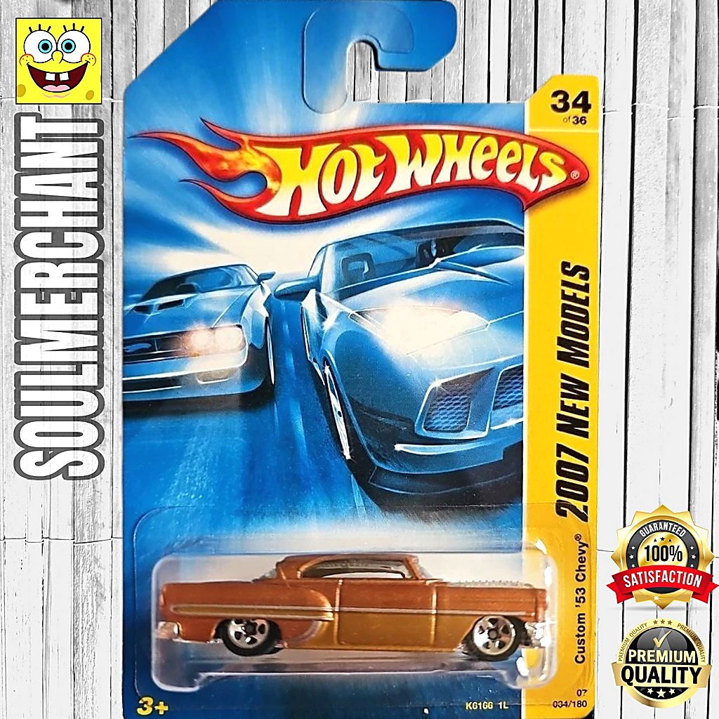 Hot Wheels Custom 53 Chevy Tembaga Diecast Mobil Klasik